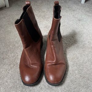 Kenneth Cole Reaction Brown Ankle Boots